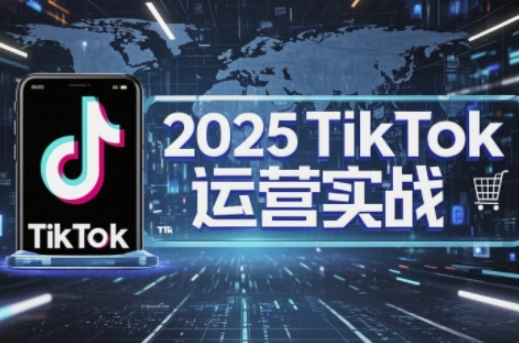 2025TikTok电商运营，掌握TikTok店铺运营核心技巧，实现低成本高转化-乐创同聚