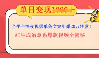 全平台深夜文案新风口：DeepSeek生成百万播放量金句，治愈系内容涨粉速度快4倍-乐创同聚