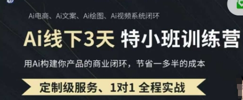 AI实操培训第20-21期线下，0基础保姆级教程，3月最新整理，企业获客、降本增效、打造超级个体-乐创同聚
